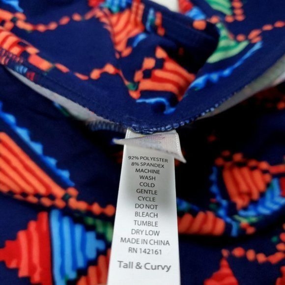 NWOT LulaRoe Tall & Curvy Leggings  Womens Plus Size TC One Size  Multicolor - Picture 4 of 5